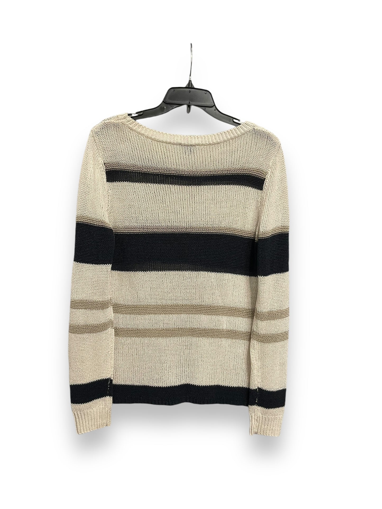 Sweater By Ann Taylor In Striped Pattern, Size: L