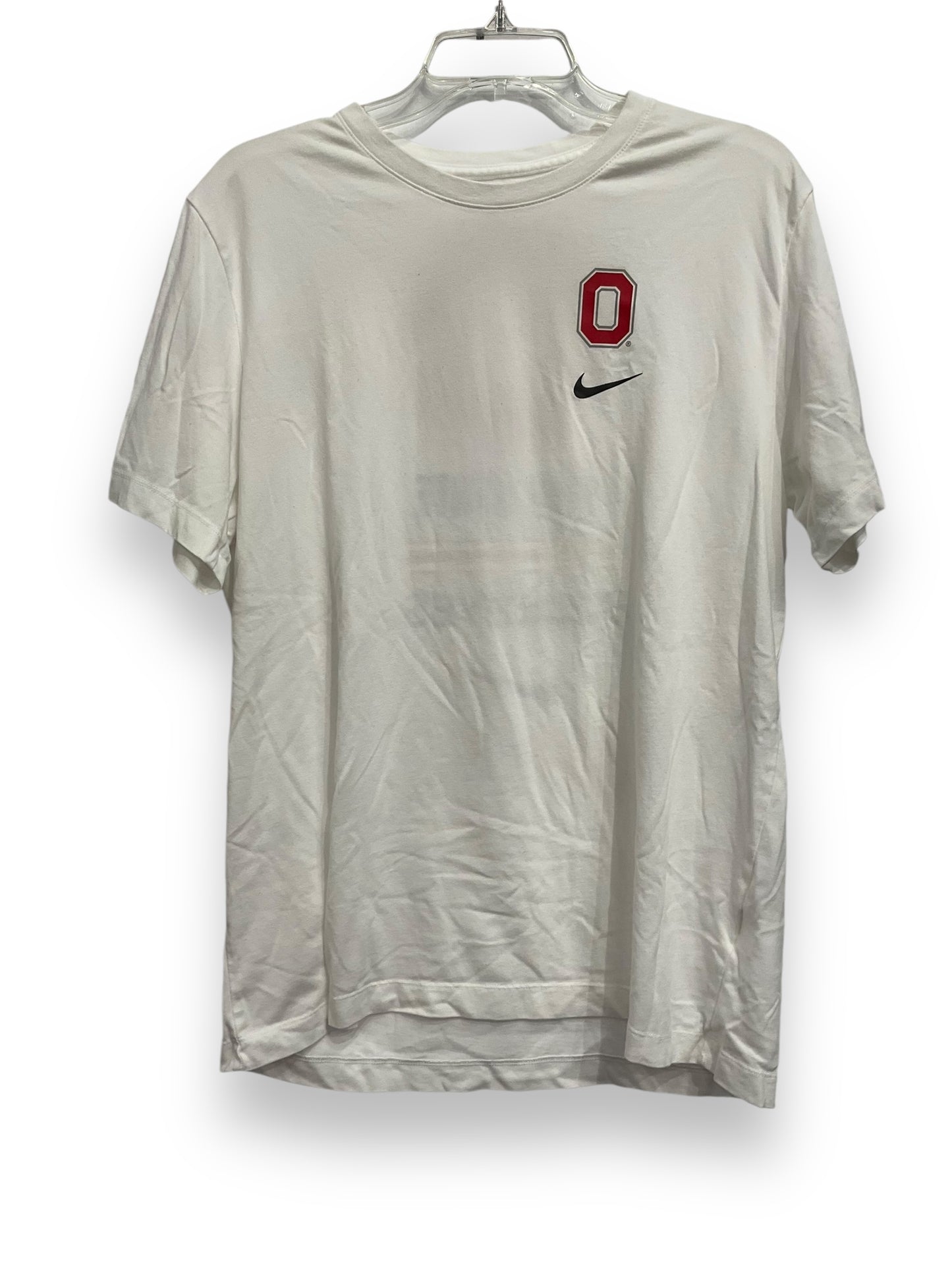 Top Short Sleeve By Nike Apparel In White, Size: L