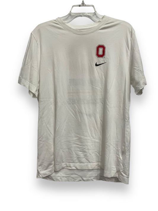 Top Short Sleeve By Nike Apparel In White, Size: L