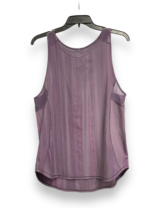 Athletic Tank Top By Lululemon In Purple, Size: S