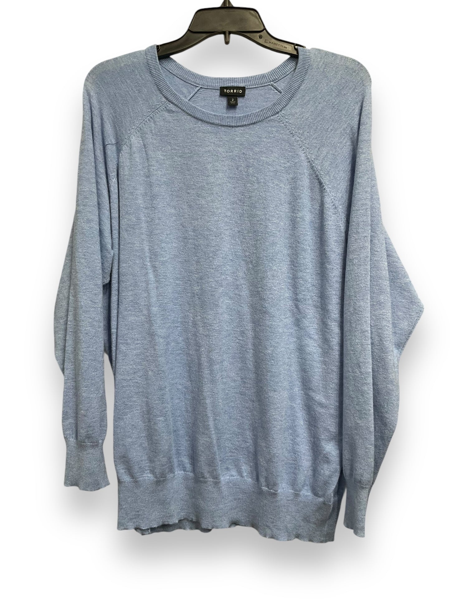 Sweater By Torrid In Blue, Size: 2x