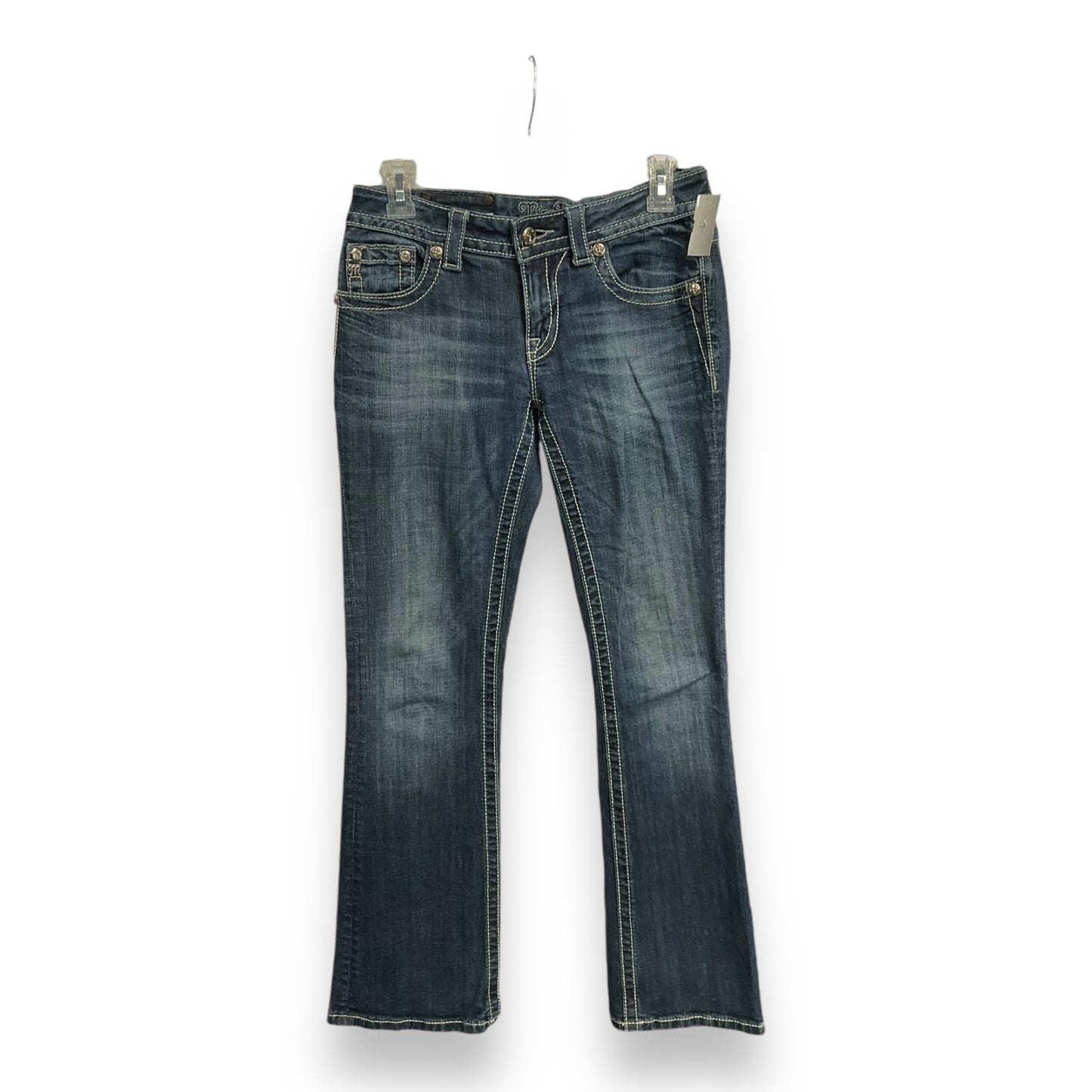 Jeans Boot Cut By Miss Me In Blue Denim, Size: 4