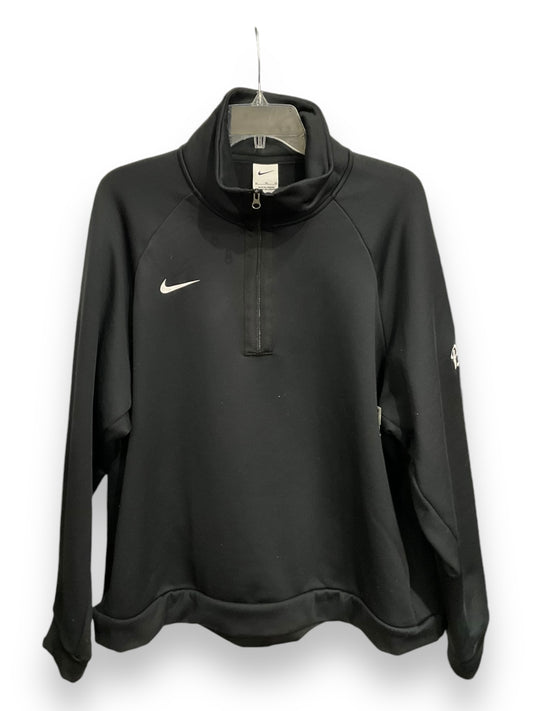 Athletic Sweatshirt Collar By Nike Apparel In Black, Size: Xl