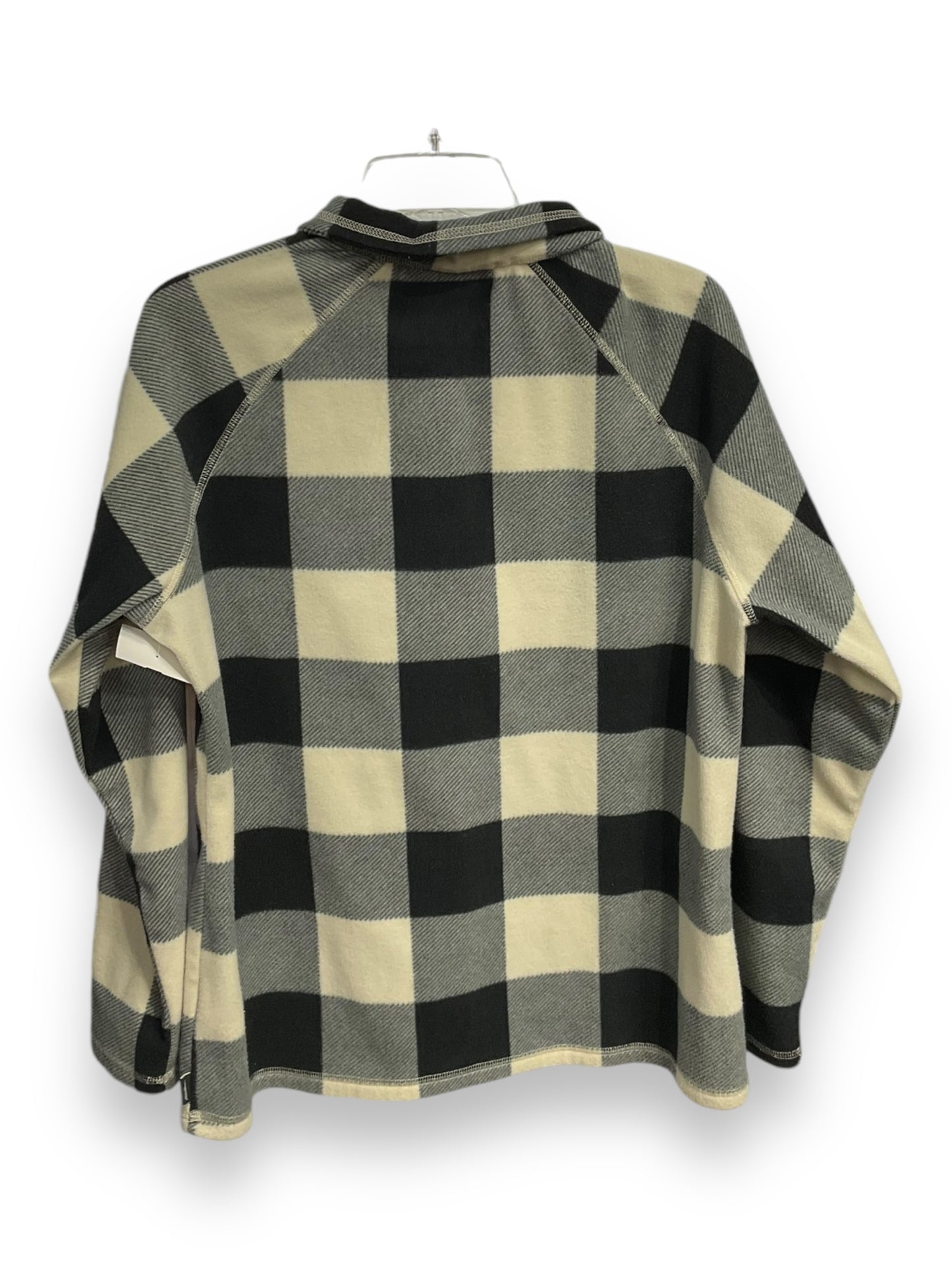 Athletic Fleece By Eddie Bauer In Plaid Pattern, Size: L