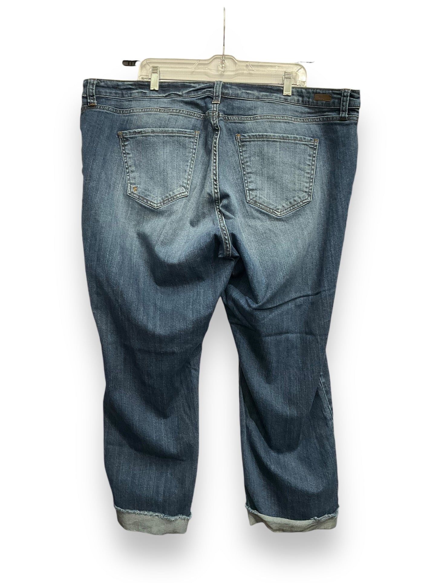 Jeans Straight By Kut In Blue, Size: 24