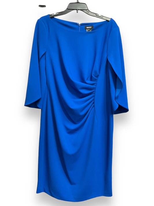 Dress Work By Dkny In Blue, Size: Xl