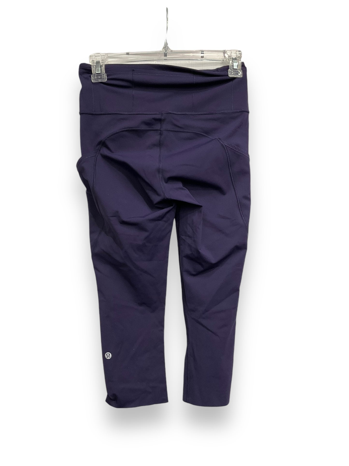 Athletic Capris By Lululemon In Purple, Size: 6