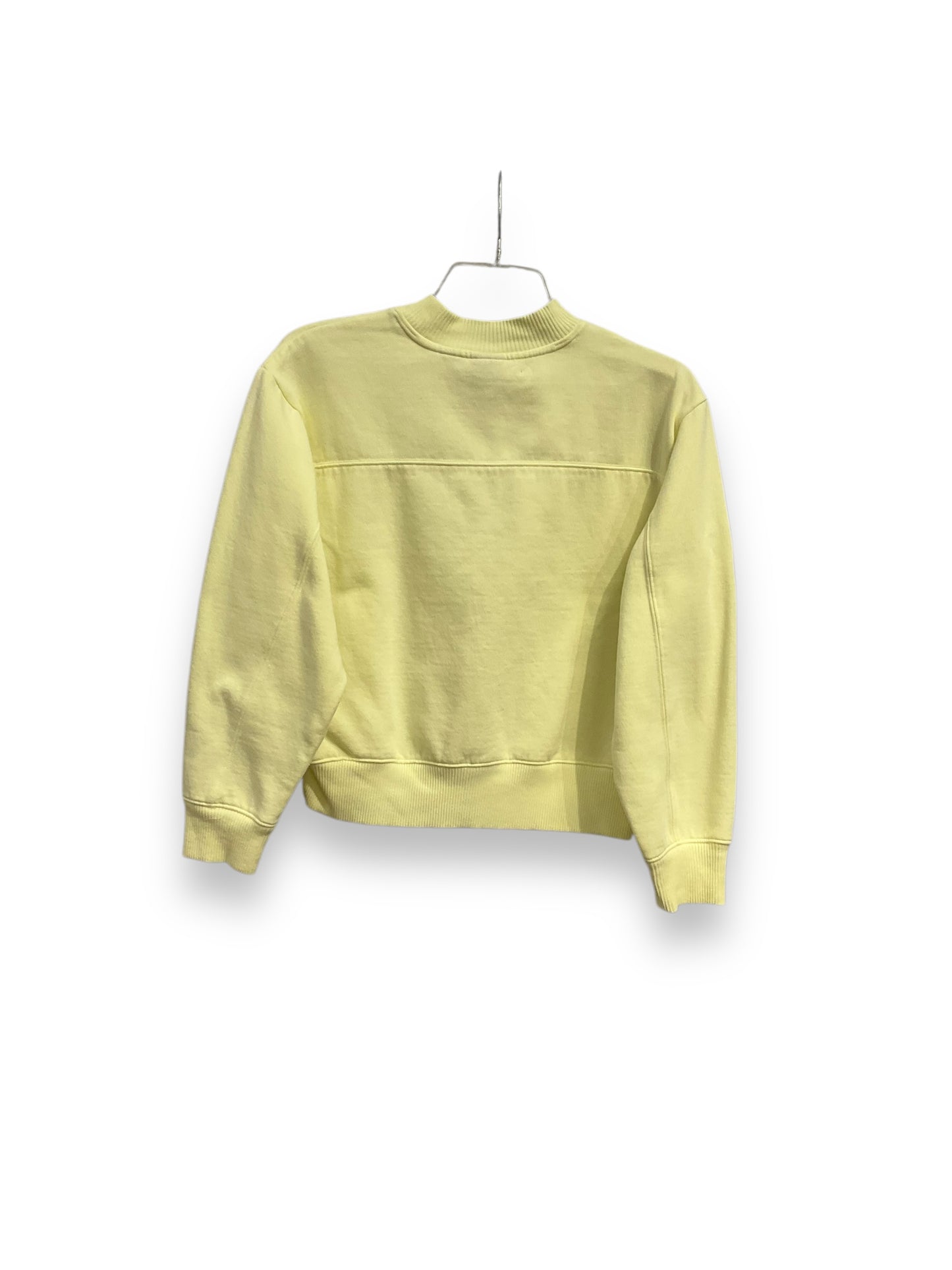 Sweatshirt Crewneck By A New Day In Yellow, Size: Xs