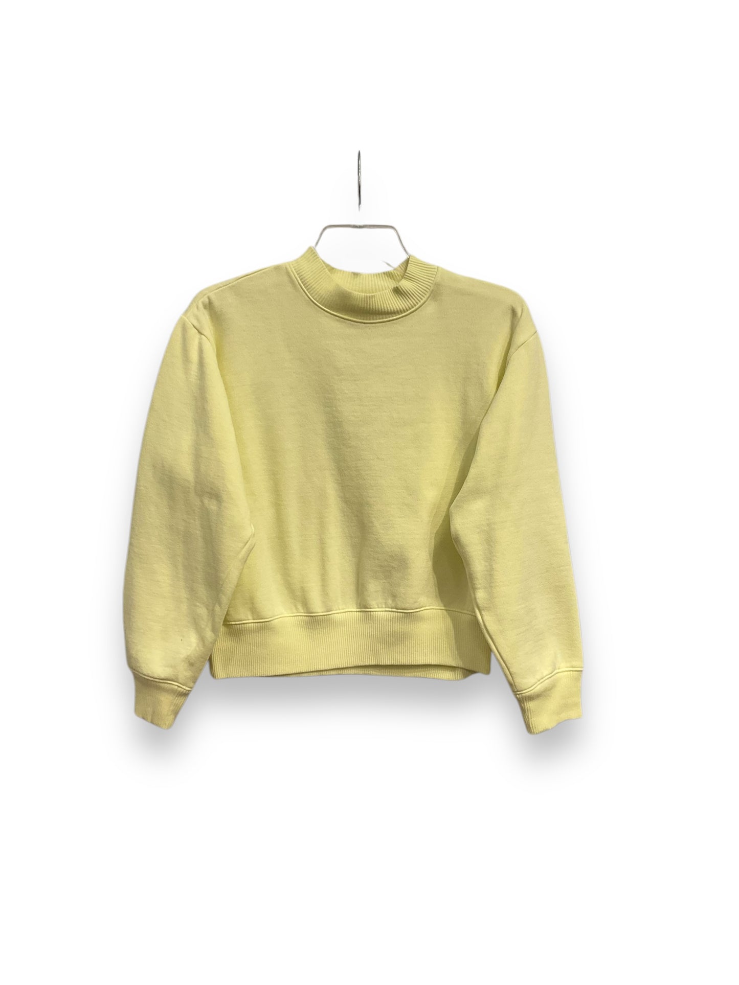 Sweatshirt Crewneck By A New Day In Yellow, Size: Xs