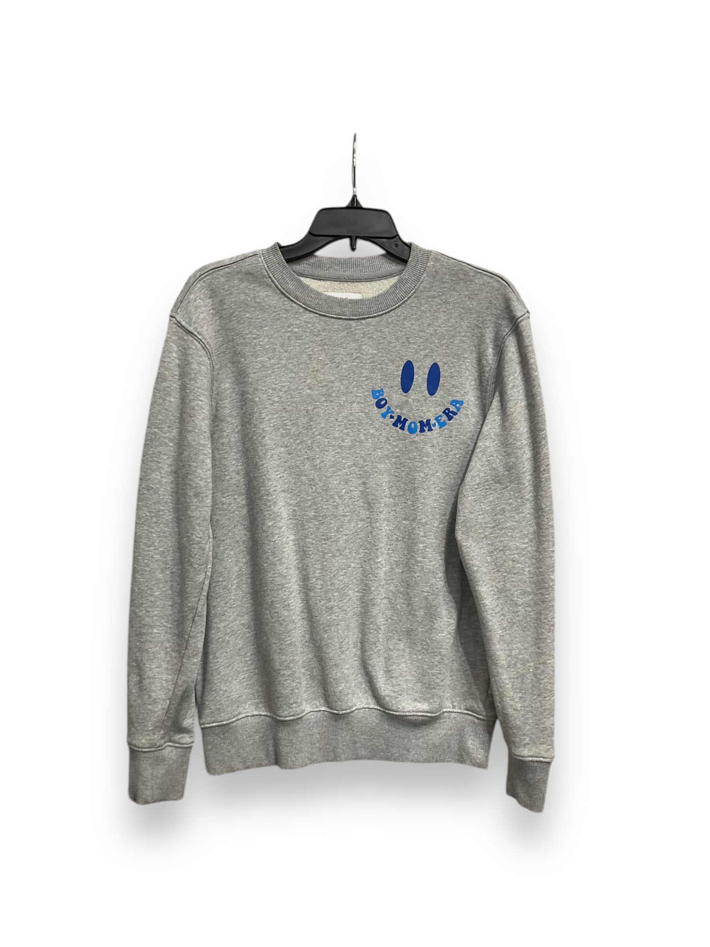 Sweatshirt Crewneck By Clothes Mentor In Grey, Size: M