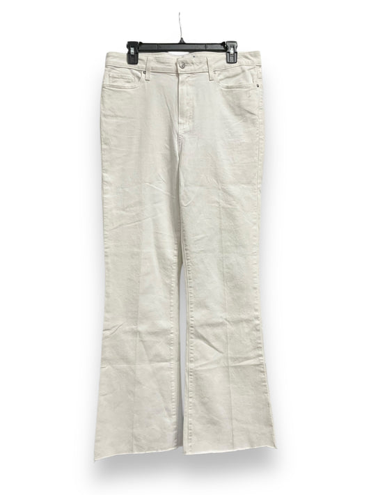 Jeans Straight By Paige In White, Size: 10