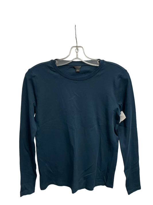 Top Long Sleeve Basic By Ann Taylor In Navy, Size: S