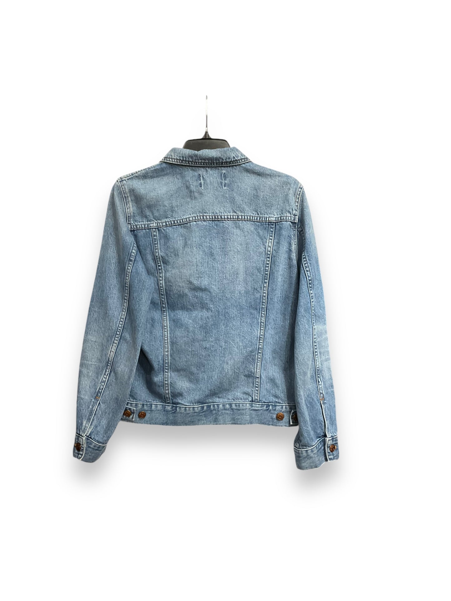 Jacket Denim By Madewell In Blue, Size: Xl