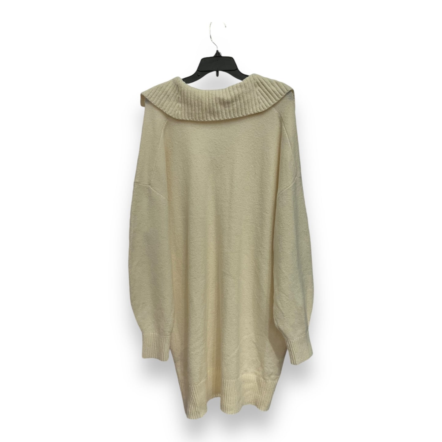 Dress Sweater By Express In Cream, Size: Xl