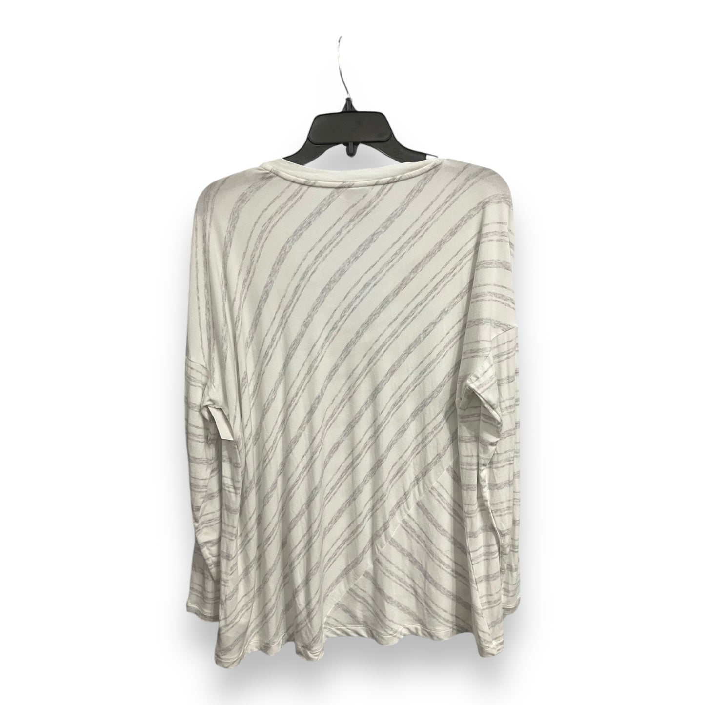 Top Long Sleeve By Cabi In Striped Pattern, Size: M