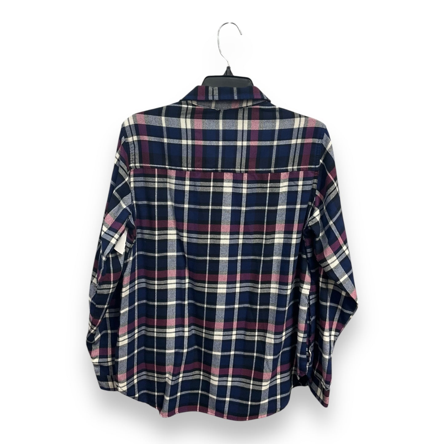 Top Long Sleeve By Jachs Girlfirend In Plaid Pattern, Size: S