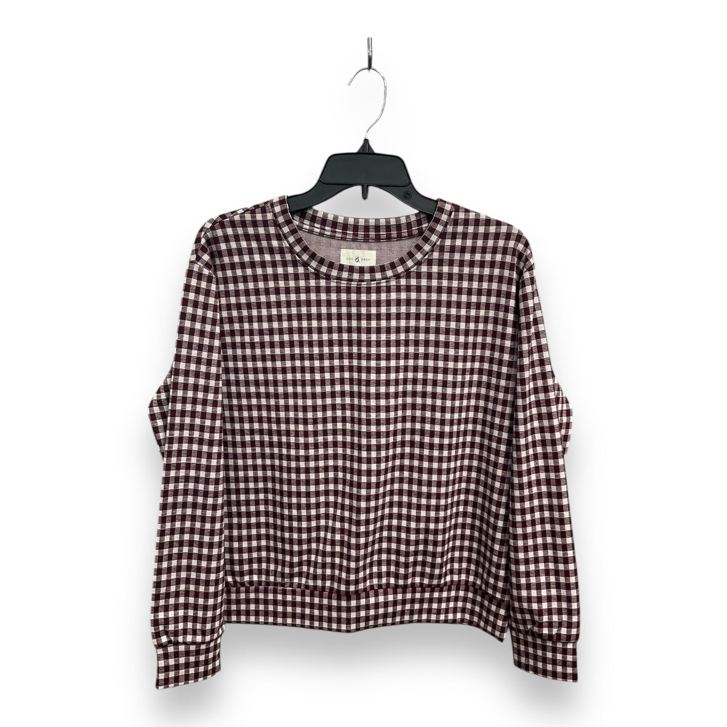 Top Long Sleeve By Lou And Grey In Plaid Pattern, Size: S