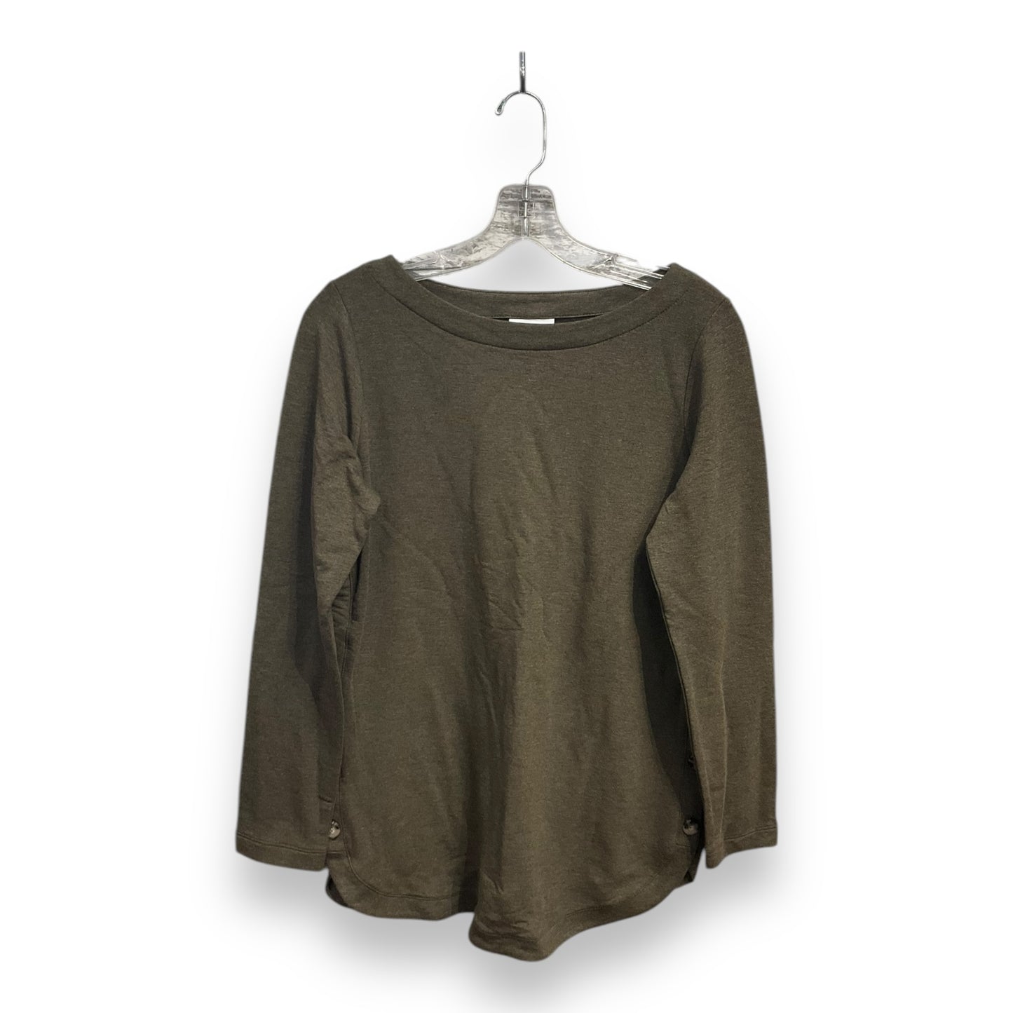 Top Long Sleeve By J. Jill In Green, Size: Xs