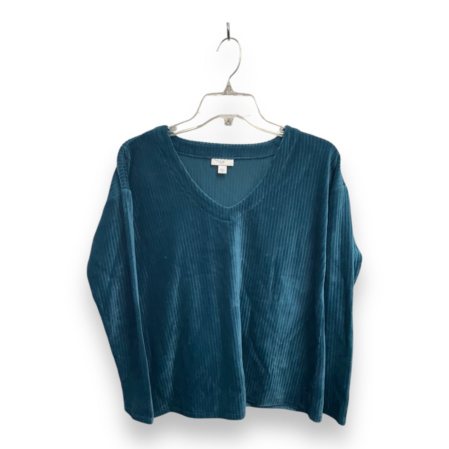 Top Long Sleeve By J. Jill In Teal, Size: Xs