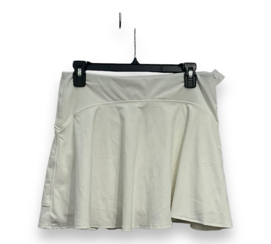 Athletic Skort By Fabletics In White, Size: L