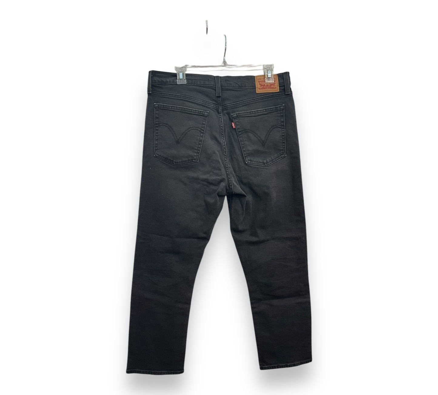 Jeans Straight By Levis In Black, Size: 14