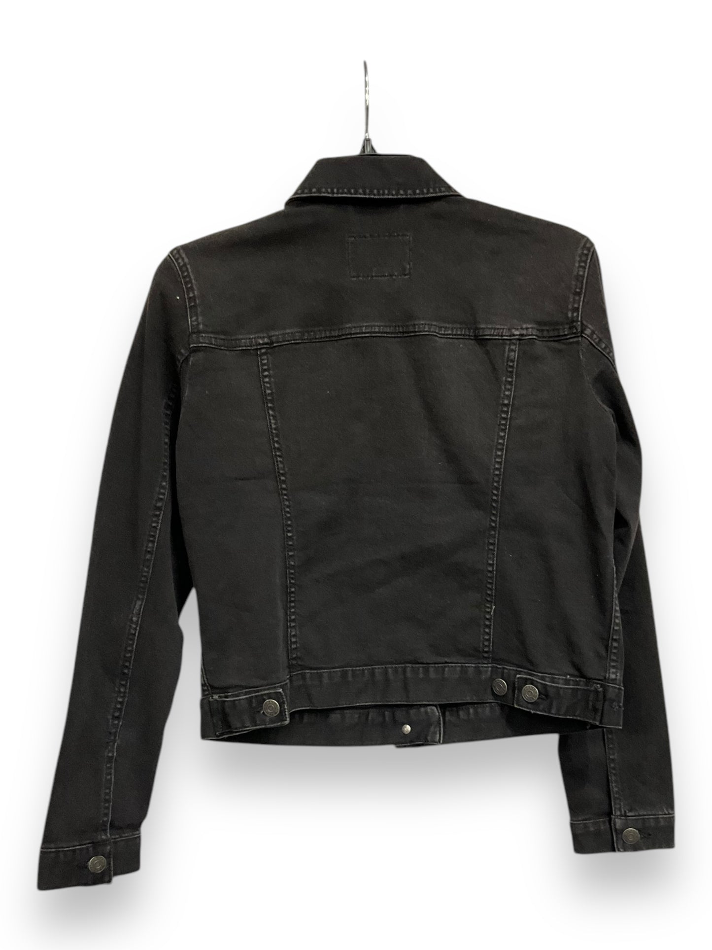 Jacket Denim By Banana Republic In Black, Size: S