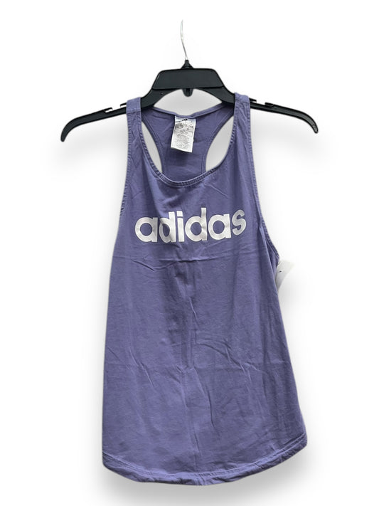 Athletic Tank Top By Adidas In Purple, Size: S