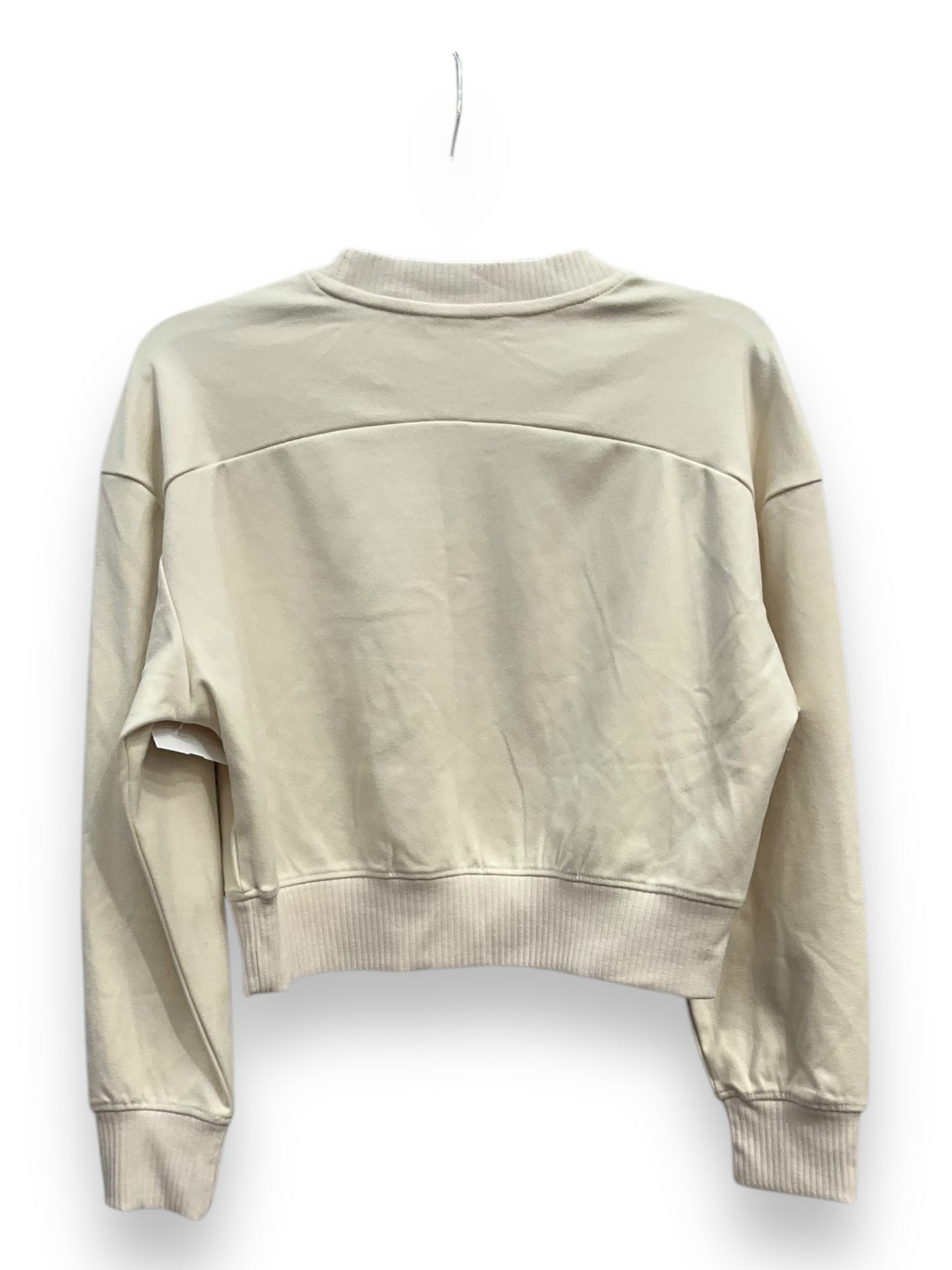 Sweatshirt Collar By Mia In Cream, Size: S