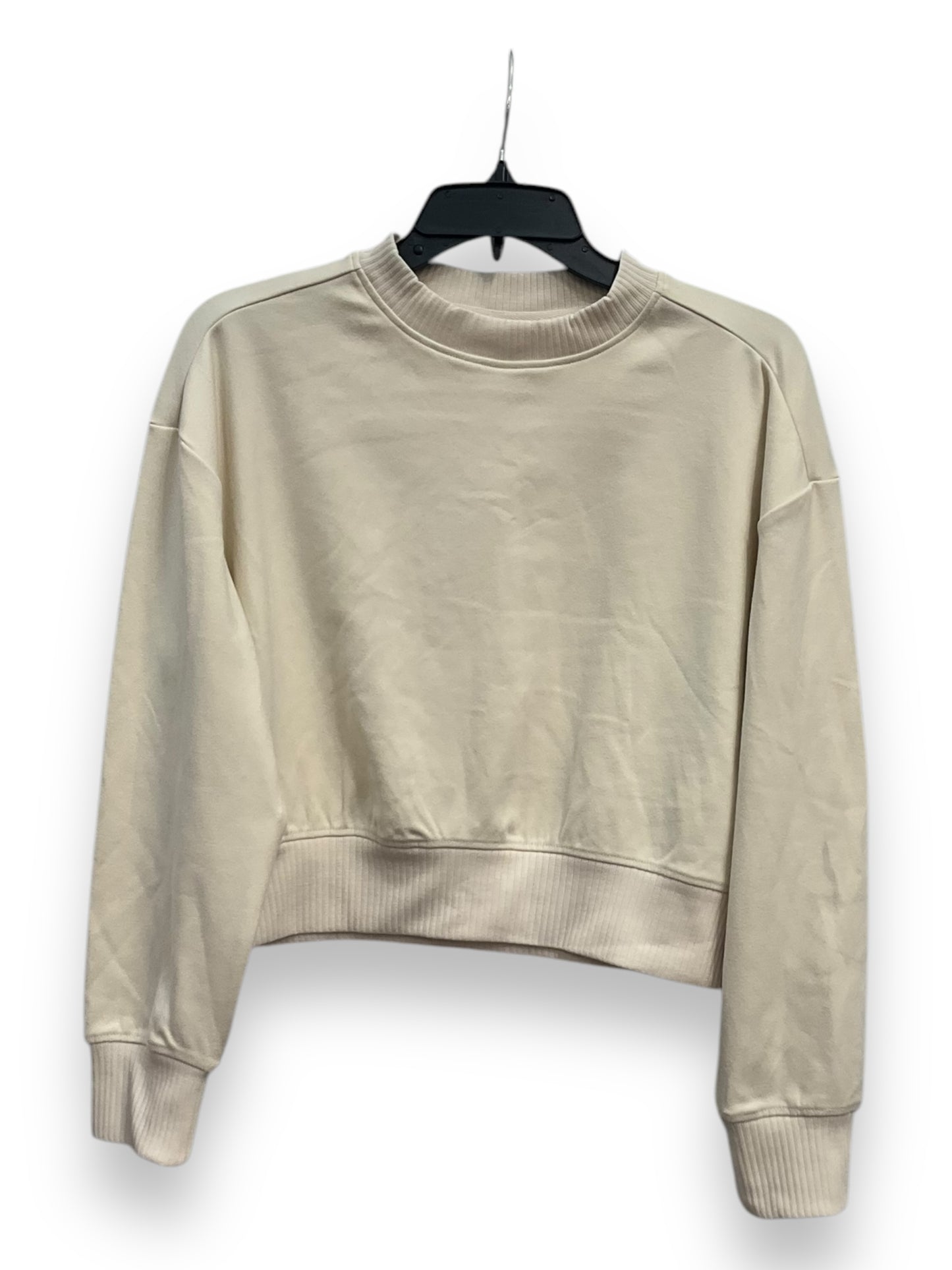 Sweatshirt Collar By Mia In Cream, Size: S