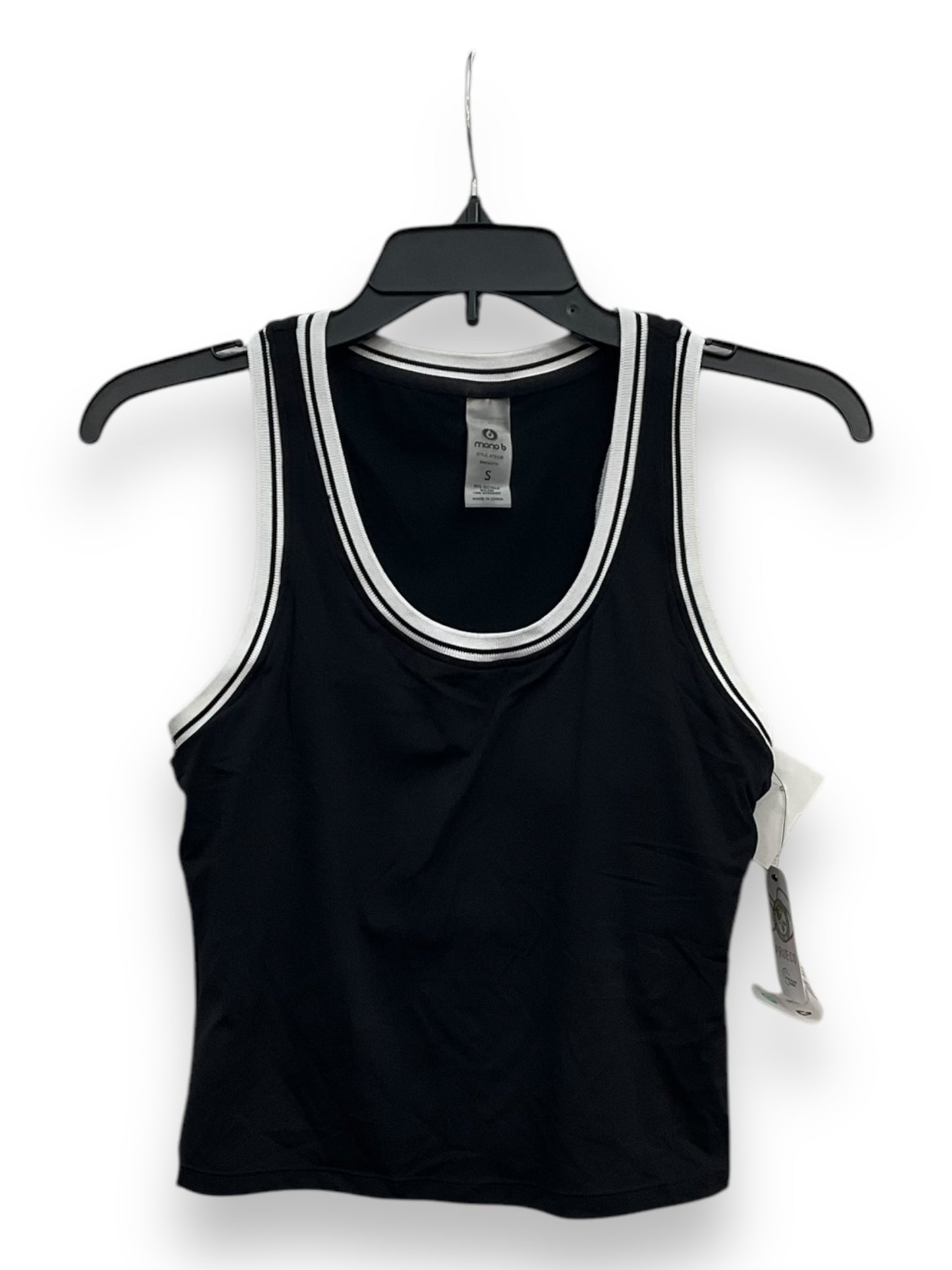 Athletic Tank Top By Mono B In Black, Size: S