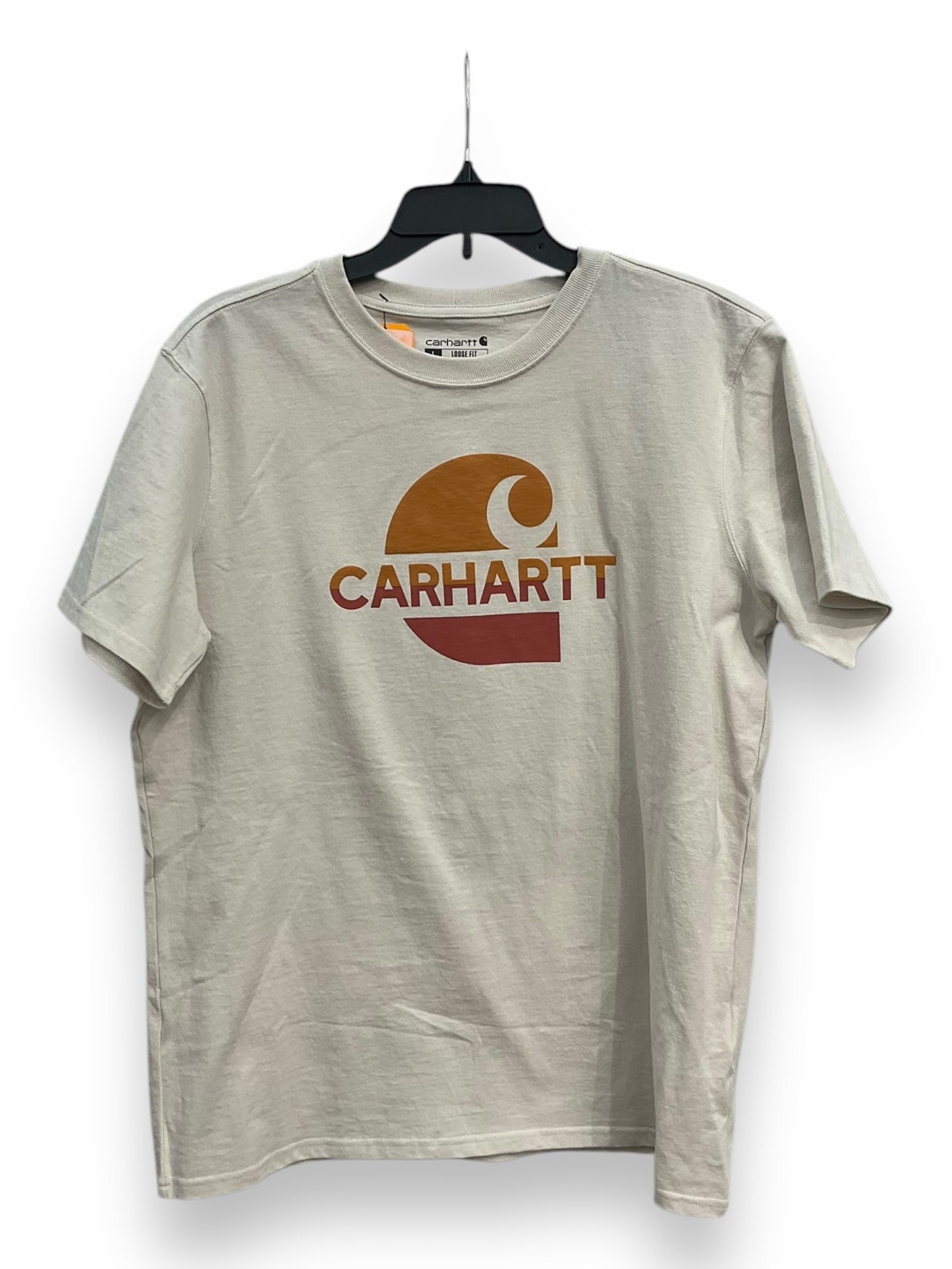 Top Short Sleeve Basic By Carhartt In Cream, Size: L