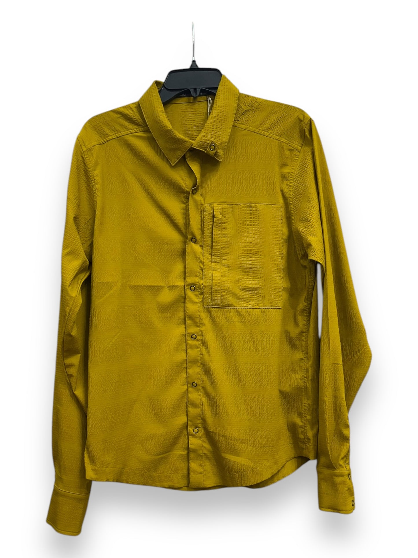 Top Long Sleeve By Clothes Mentor In Yellow, Size: M