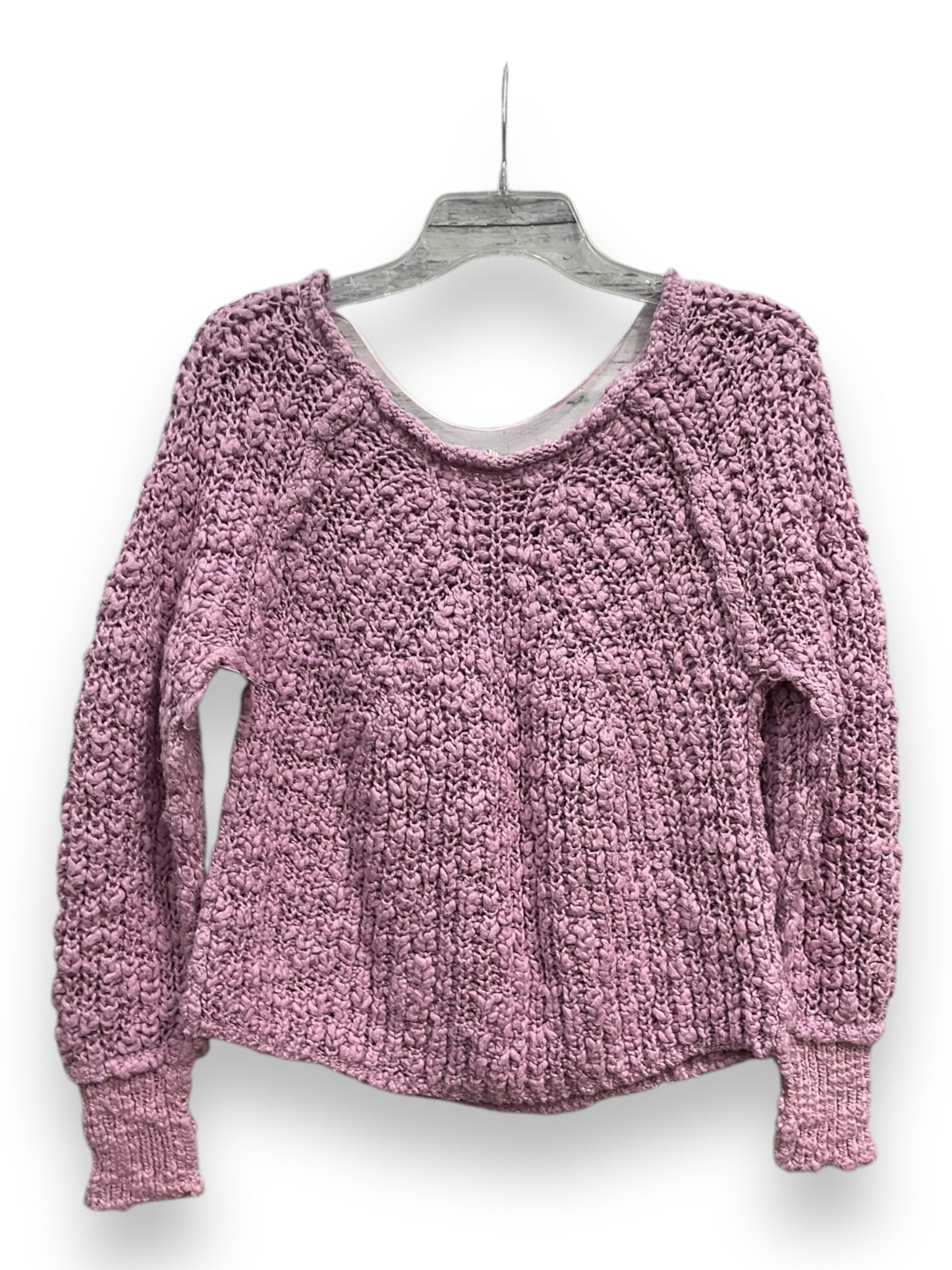 Sweater By Free People In Purple, Size: Xs