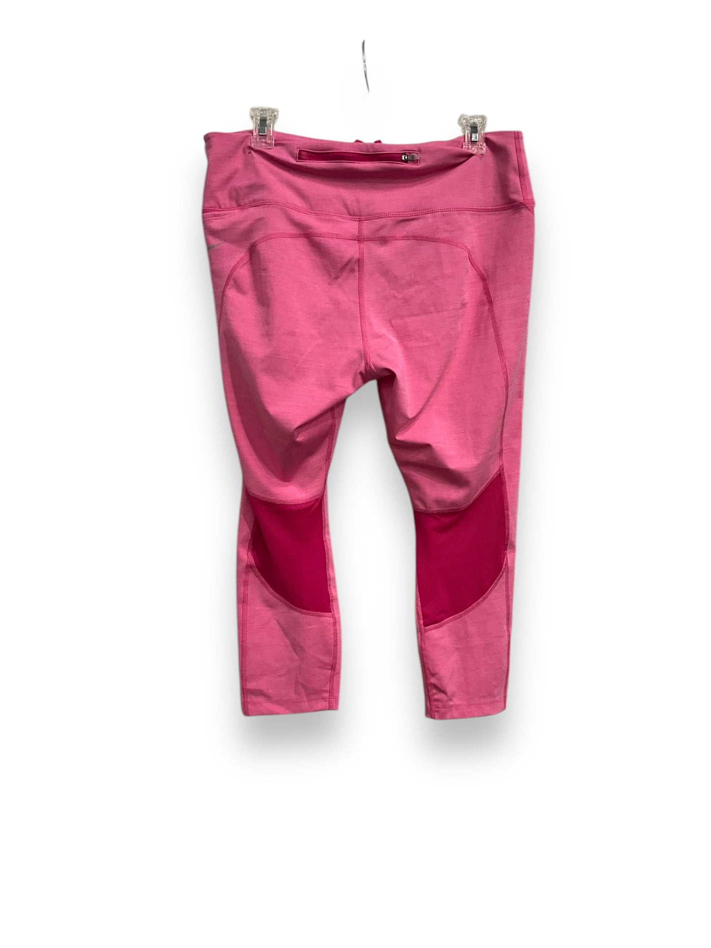 Athletic Capris By Nike Apparel In Pink, Size: Xl