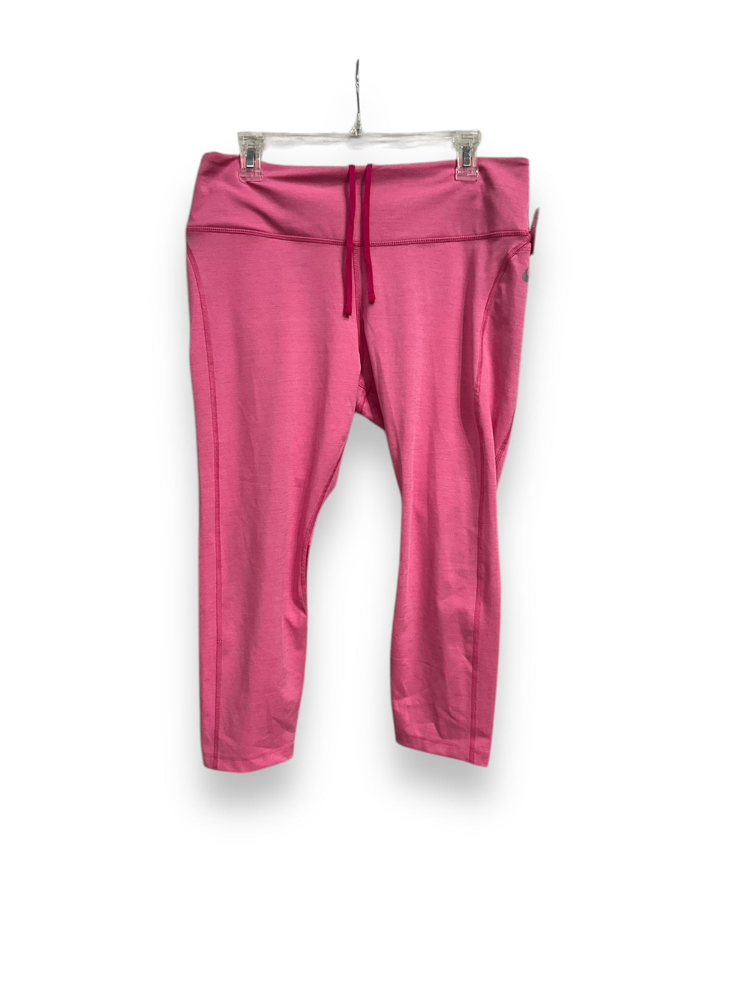 Athletic Capris By Nike Apparel In Pink, Size: Xl