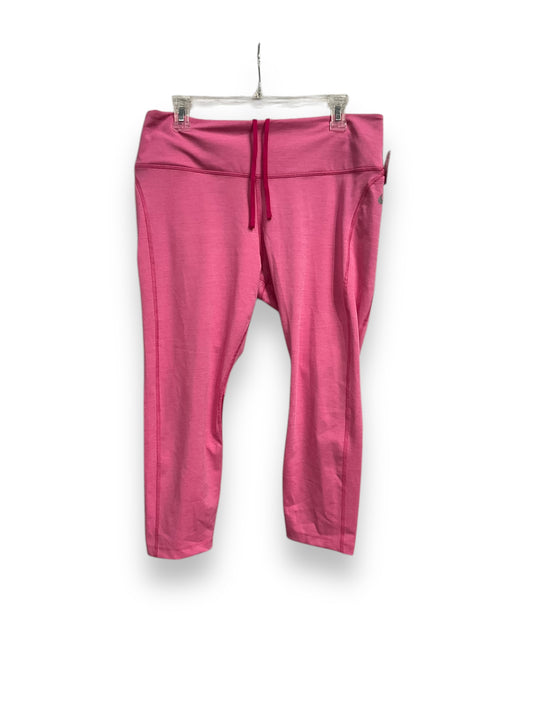 Athletic Capris By Nike Apparel In Pink, Size: Xl