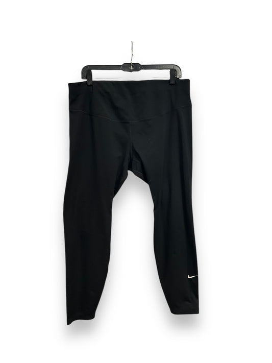 Athletic Capris By Nike Apparel In Black, Size: 1x