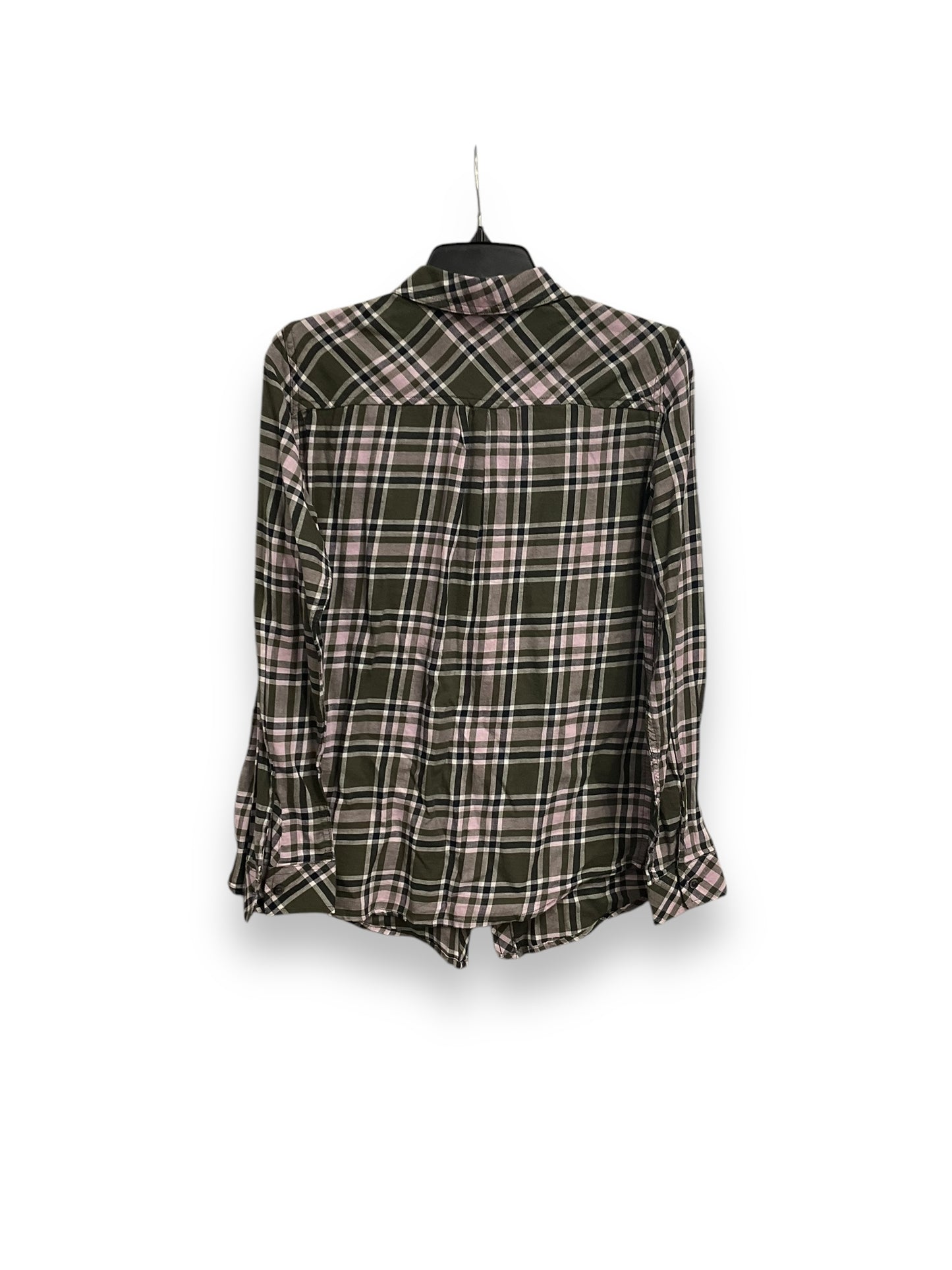 Top Long Sleeve Basic By Joe Fresh In Plaid Pattern, Size: S