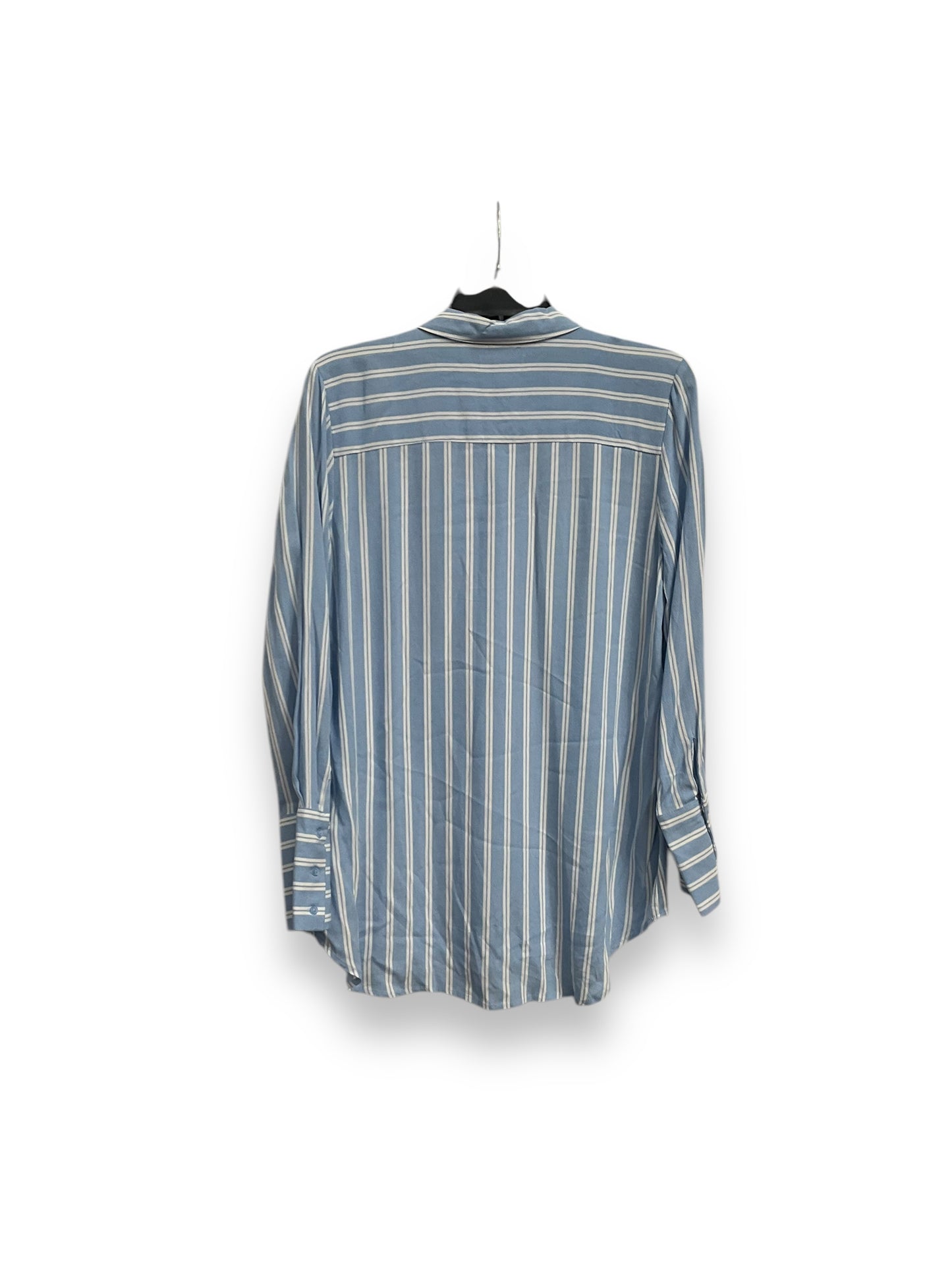 Blouse Long Sleeve By 14th And Union In Striped Pattern, Size: S