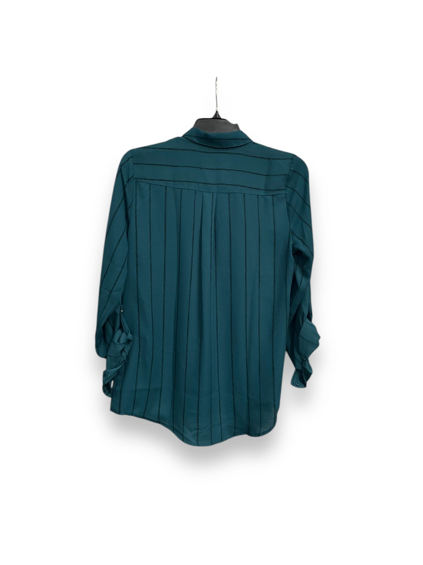 Blouse Long Sleeve By Apt 9 In Teal, Size: S