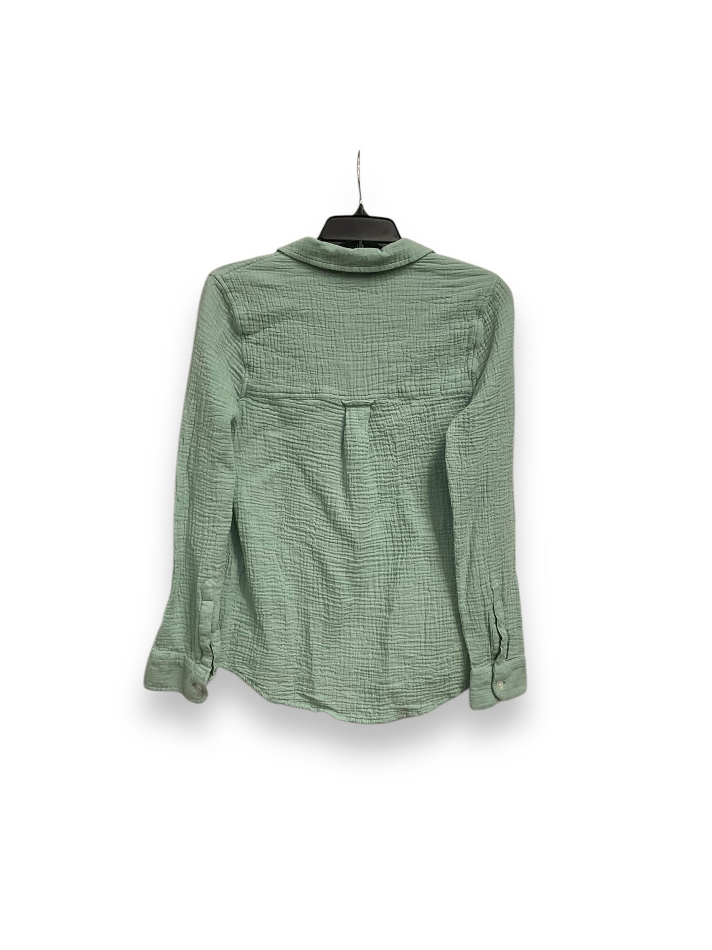 Top Long Sleeve By Beachlunchlounge In Teal, Size: S