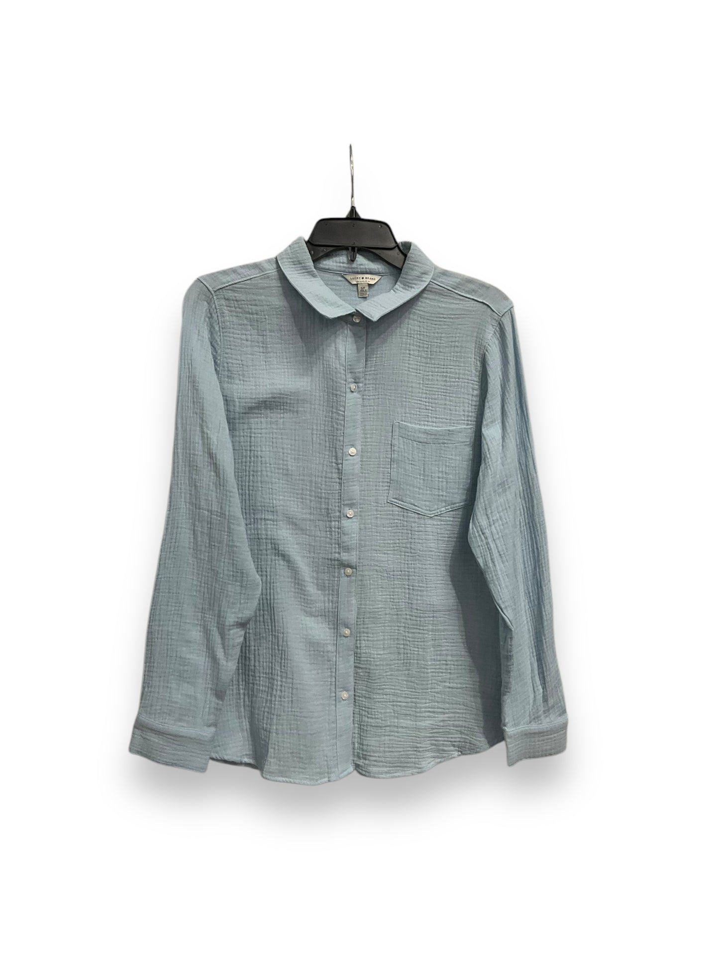 Top Long Sleeve By Lucky Brand In Blue, Size: S