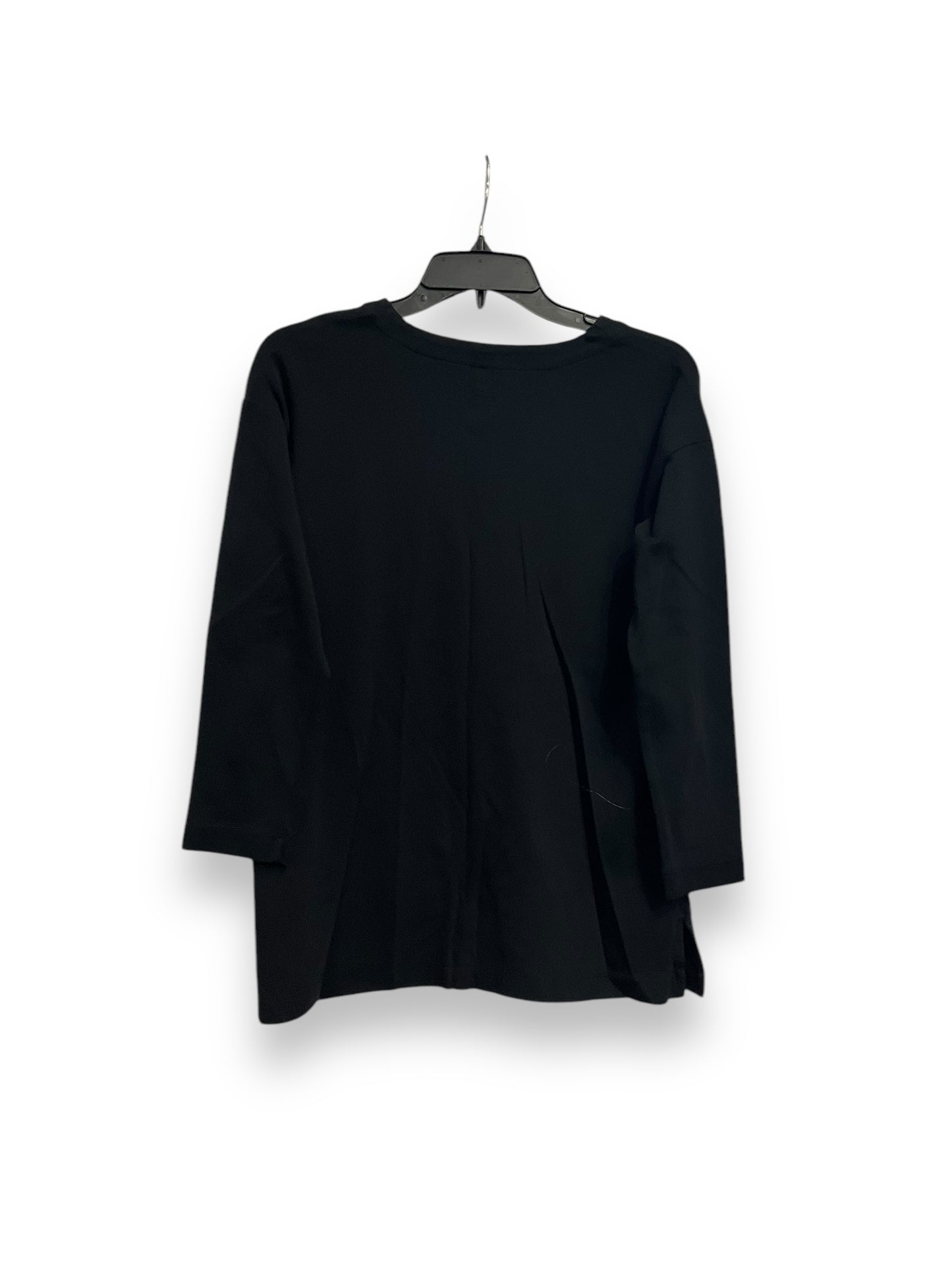 Top Long Sleeve Basic By J. Jill In Black, Size: Xs