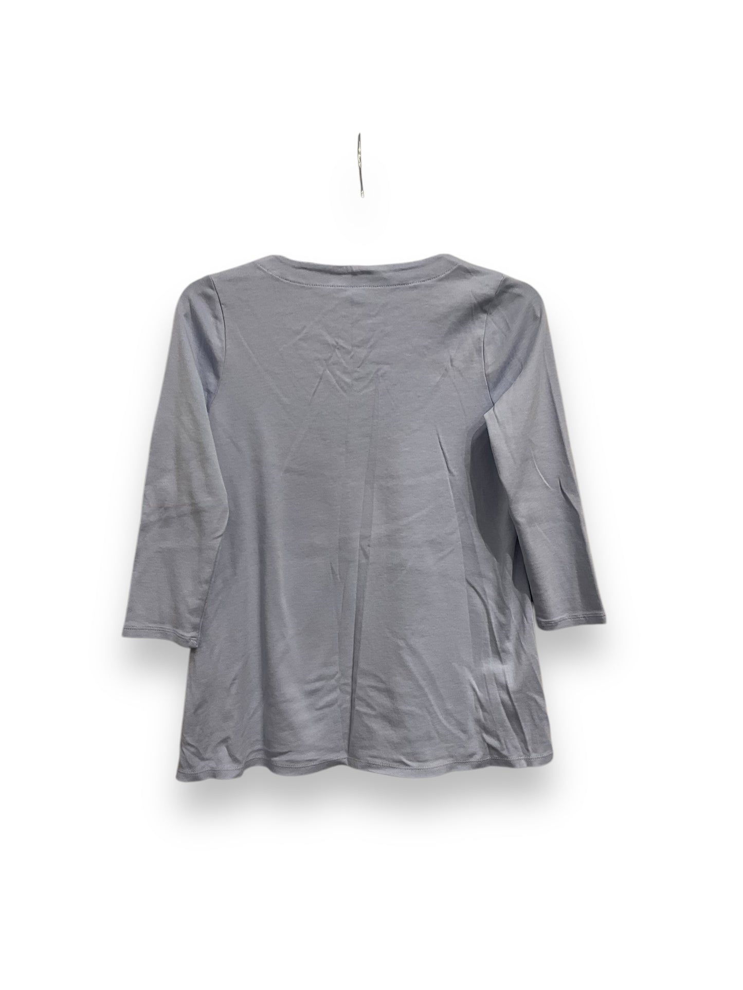 Top 3/4 Sleeve Basic By J. Jill In Blue, Size: Xs