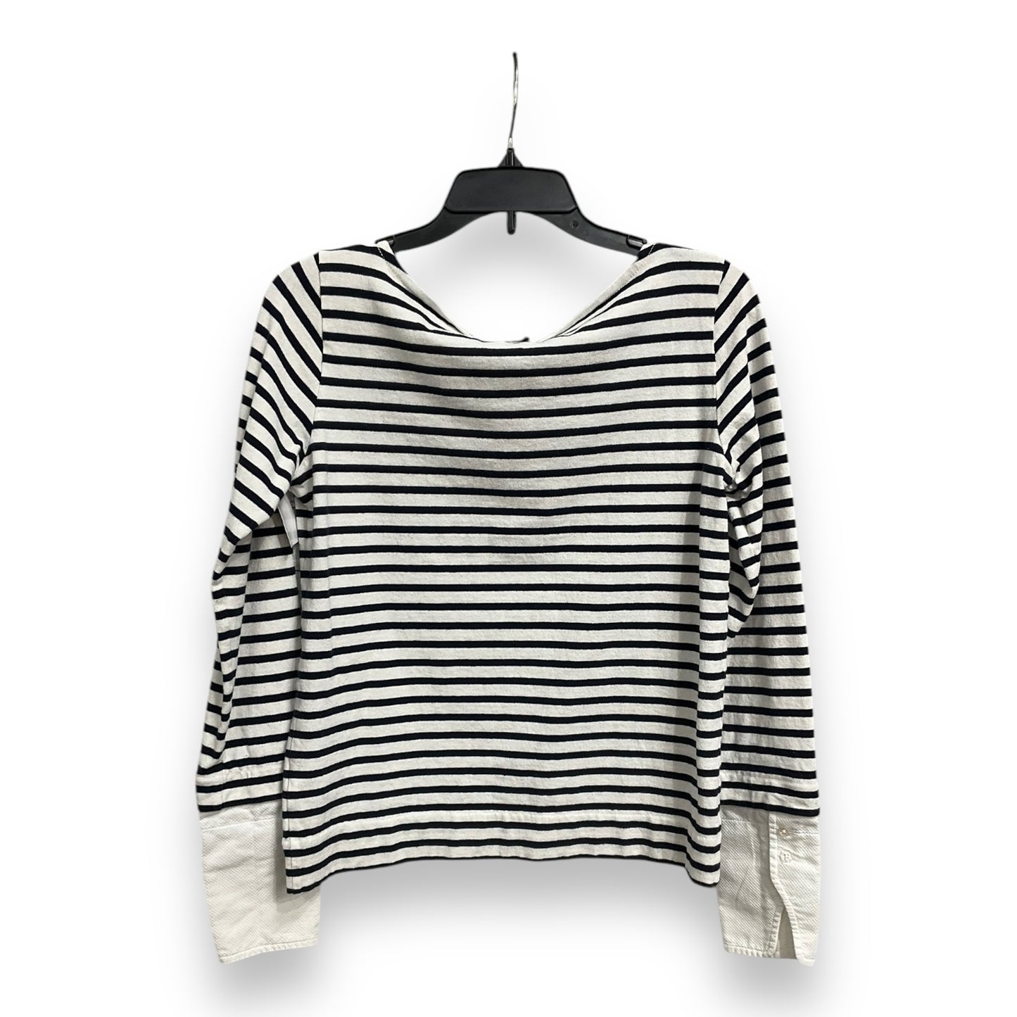 Top Long Sleeve By J. Crew In Striped Pattern, Size: S