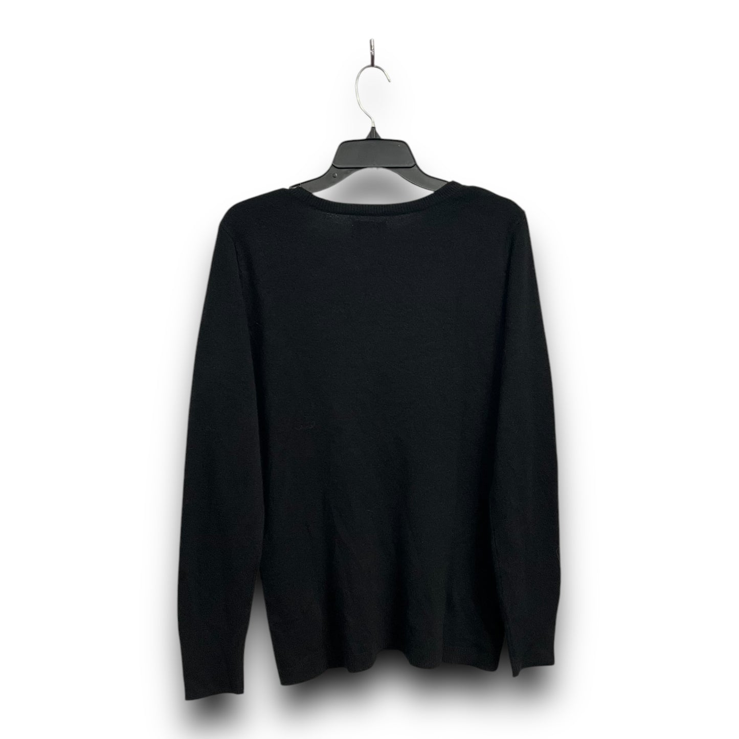 Top Long Sleeve By Croft And Barrow In Black, Size: M