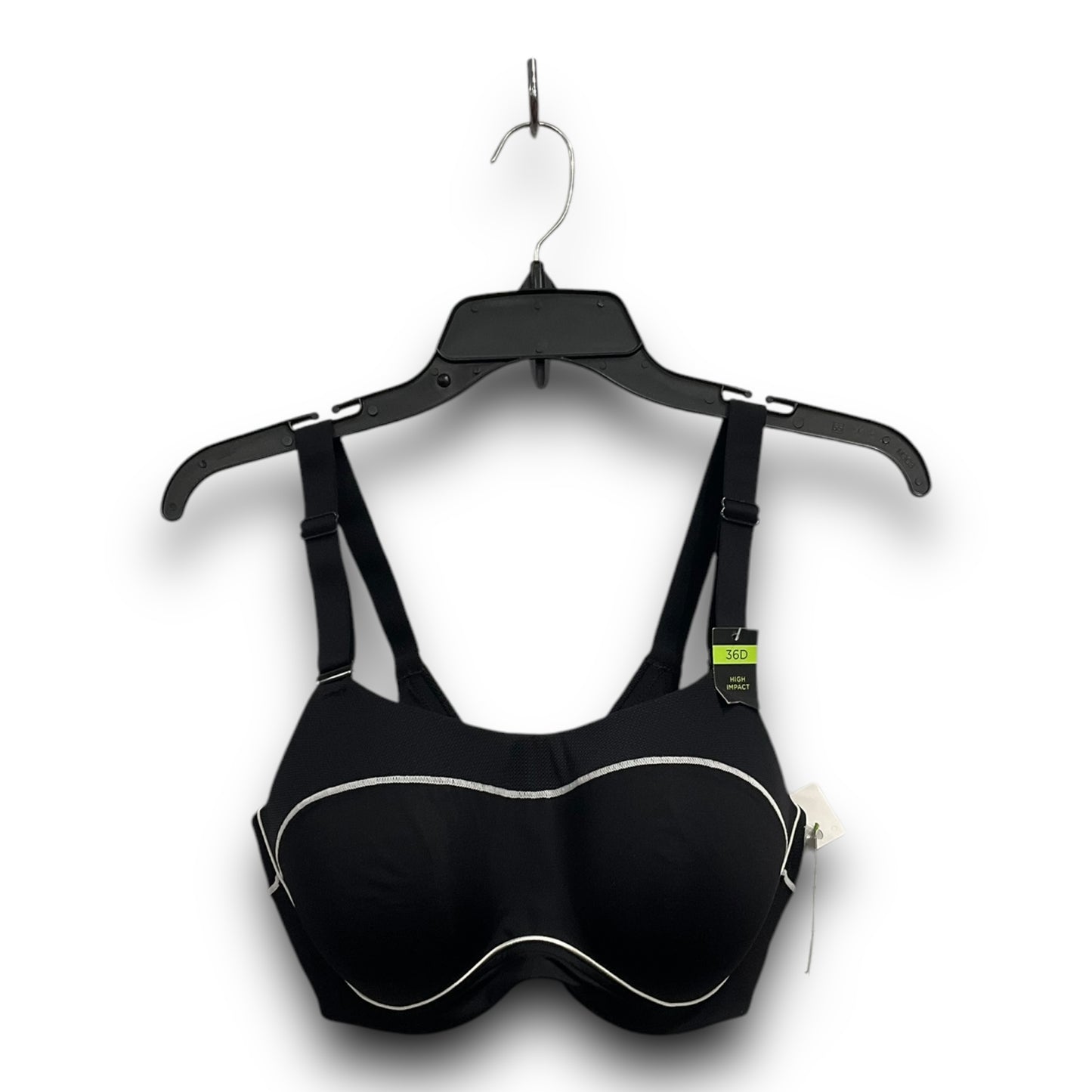 Athletic Bra By Clothes Mentor In Black, Size: M