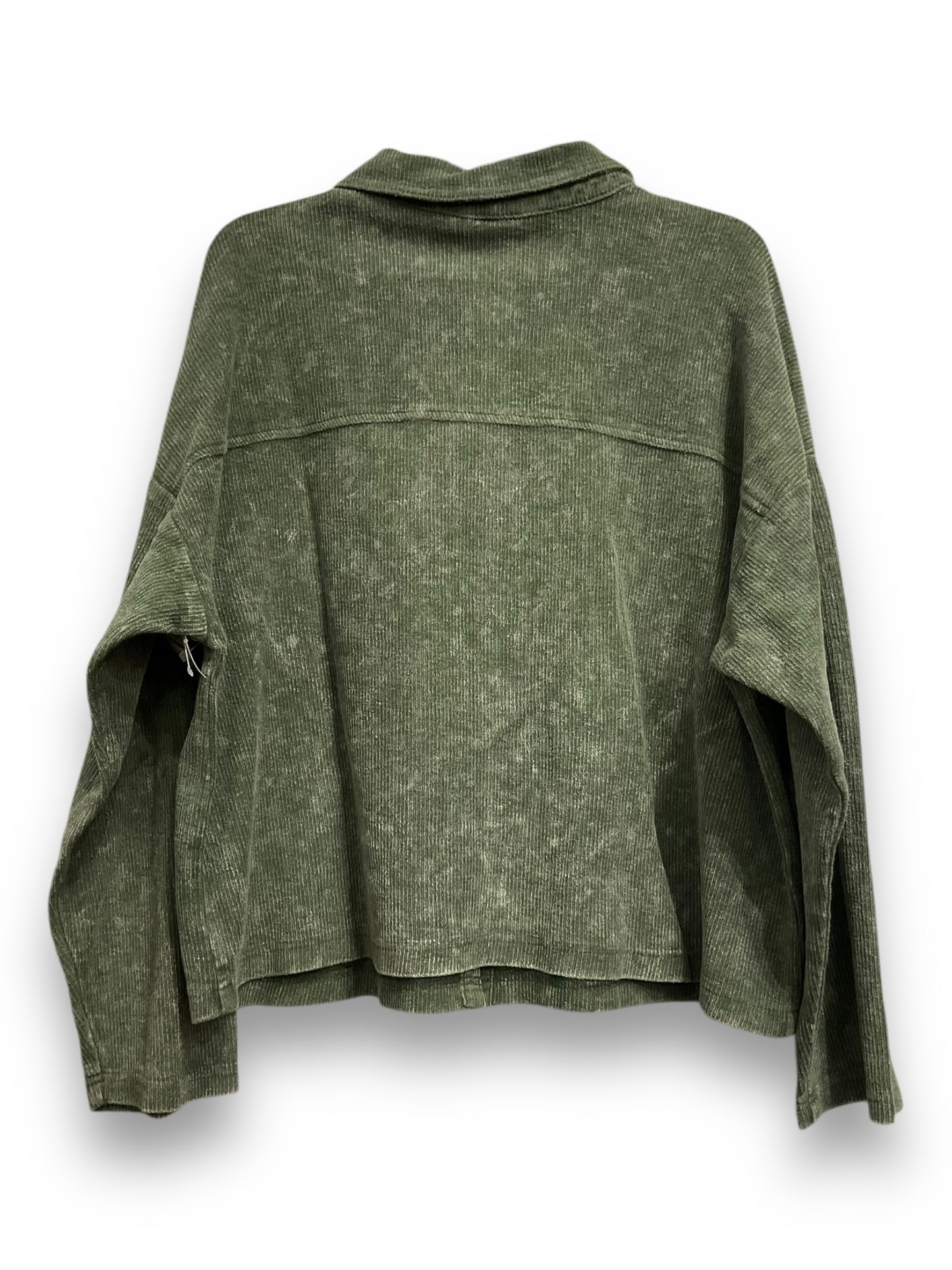 Top Long Sleeve By Time And Tru In Green, Size: Xl