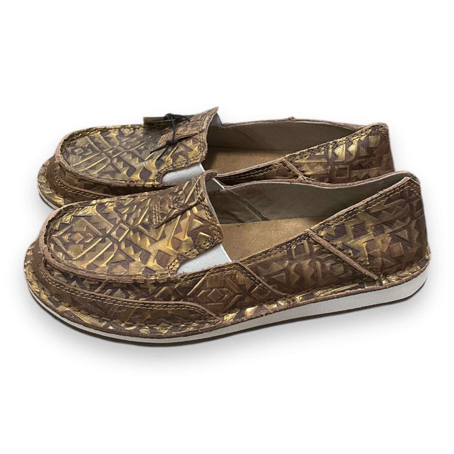 Shoes Flats By Ariat In Brown, Size: 7.5