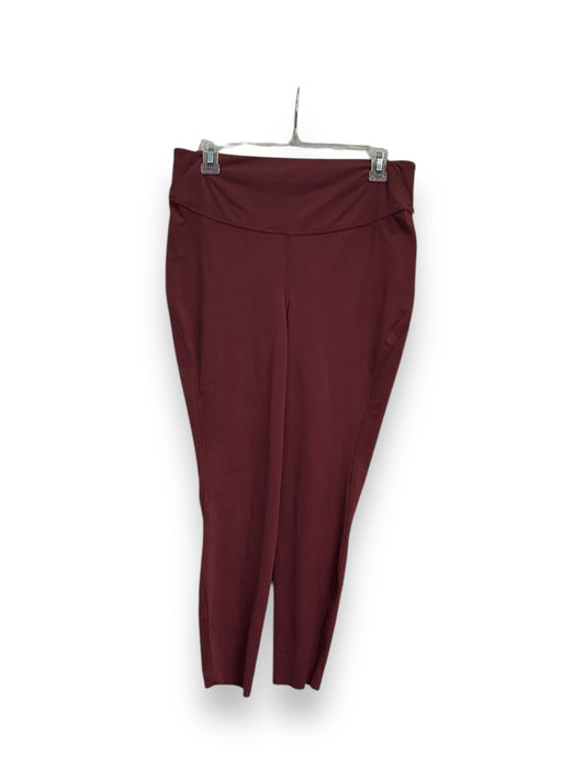 Athletic Leggings By Lululemon In Maroon, Size: 12